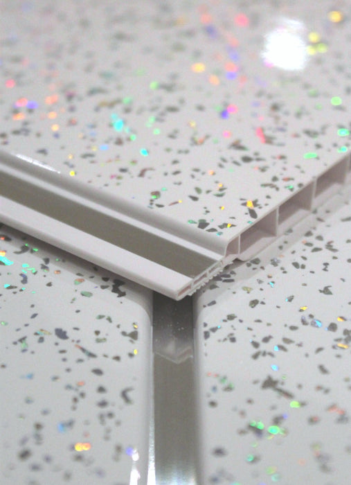 White Sparkle with Chrome